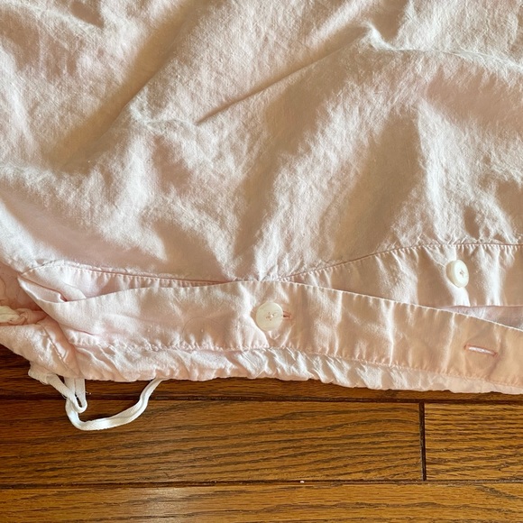 Linoto Italian Linen Duvet Cover, Full Size-Like New Condition in Blush Pink - Picture 5 of 5